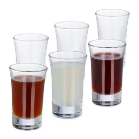 Shotglazen 4 cl in een set van 6
